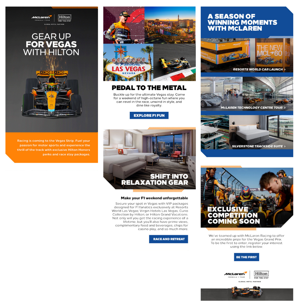 McLaren x Hilton Email